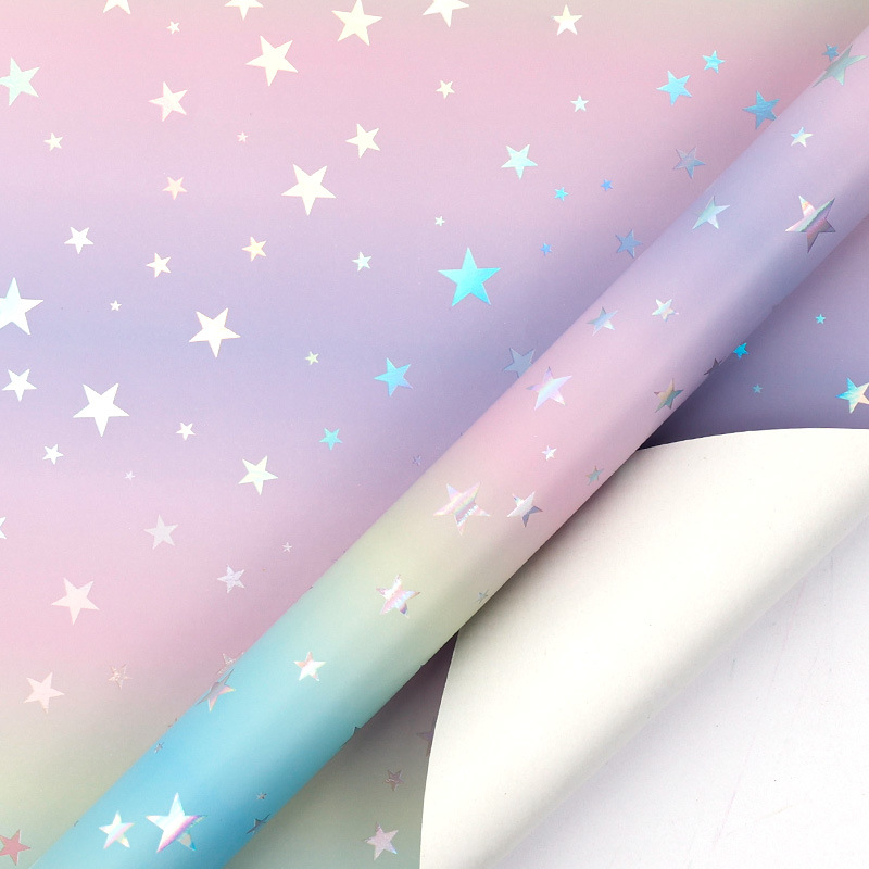 Modelo estrella - sello de plástico enrollado; 43cm de ancho x3m de largo