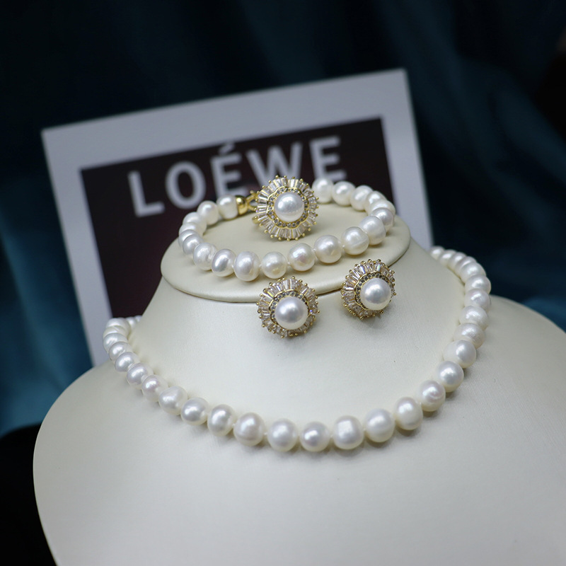 珍珠项链套装