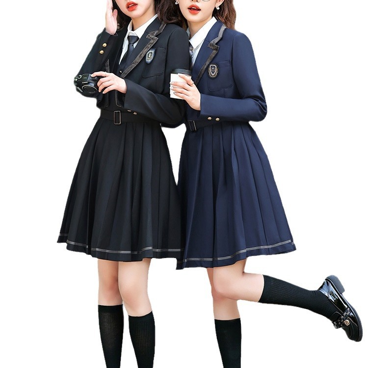 정장 겨울 기질 정원 유니폼 행정 의류 교육 및 훈련 여성 작업복 유치원 교사 영국식 정장