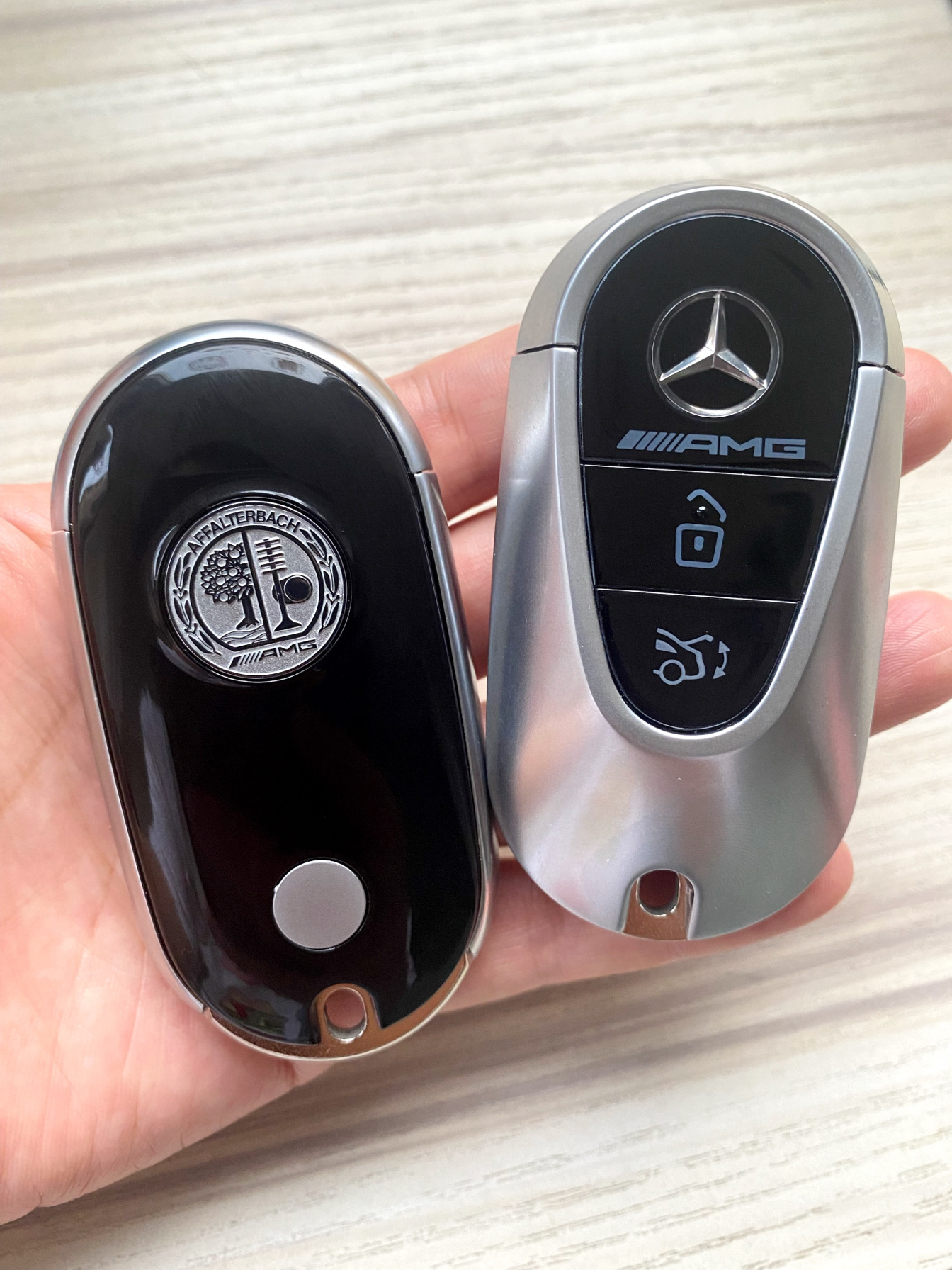 최신 AMG 키 블랙(회로 기판 포함)