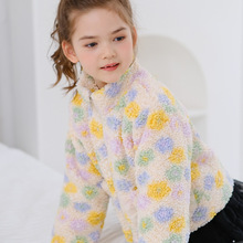 【7折清仓不退换】秋冬款泰迪绒立领夹棉女宝宝小女孩洋