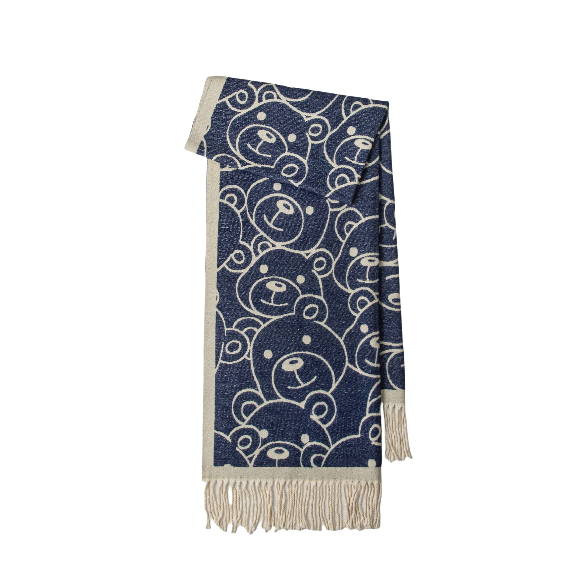 2025 nuevo bufandas de lana de Meirad mujeres otoño invierno estilo coreano de malla universal chaleco pareja buñuelo hombre caliente