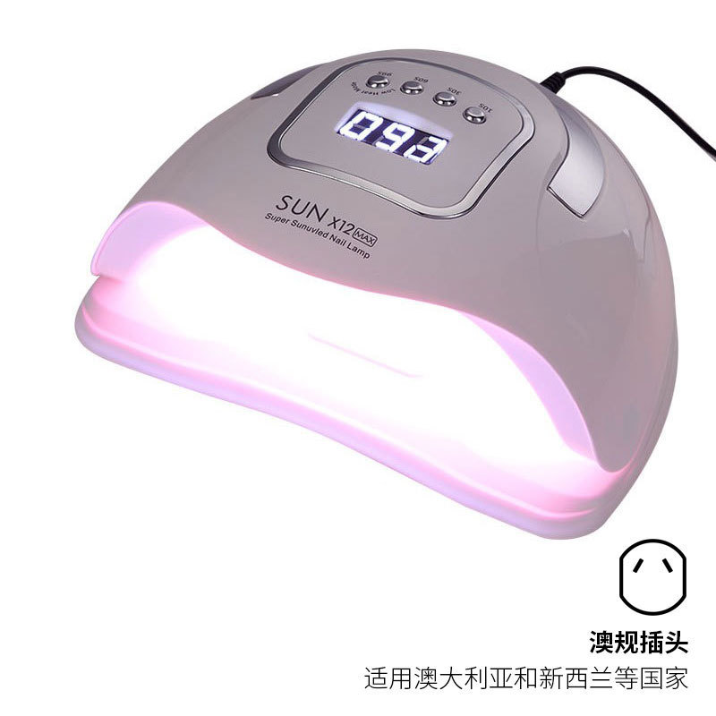 Lámpara de manicura transfronteriza Lámpara de fototerapia portátil portátil Lámpara para hornear uñas de esmalte de uñas de luz roja Lámpara uv de alta potencia