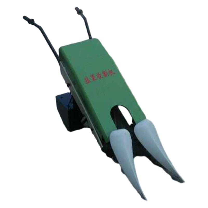 Cosechadora de puerro agrícola autopropulsada de invernadero de puerro, pequeña máquina portátil de preservación de raíces y residuos