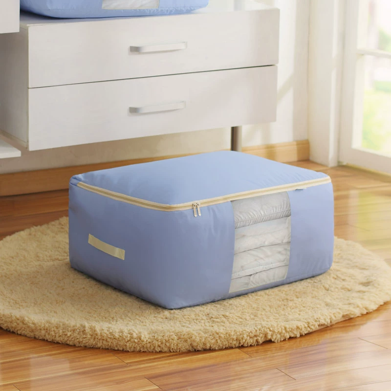 Duvet, storage bag with zipper, luggage pack for moving, bedding