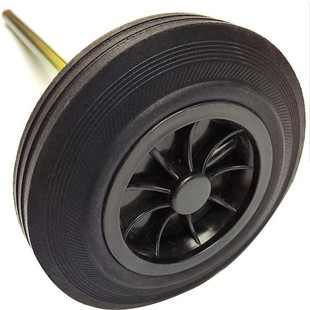 Large Trash Can Wheel Large Universal Axle Accessories Outdoor 240 Liter Solid Tire Wheel Universal Plug
