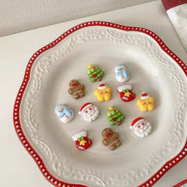 圣诞韩国ins圣诞节装饰冰箱贴迷你吸铁石铁皮柜磁吸洞洞