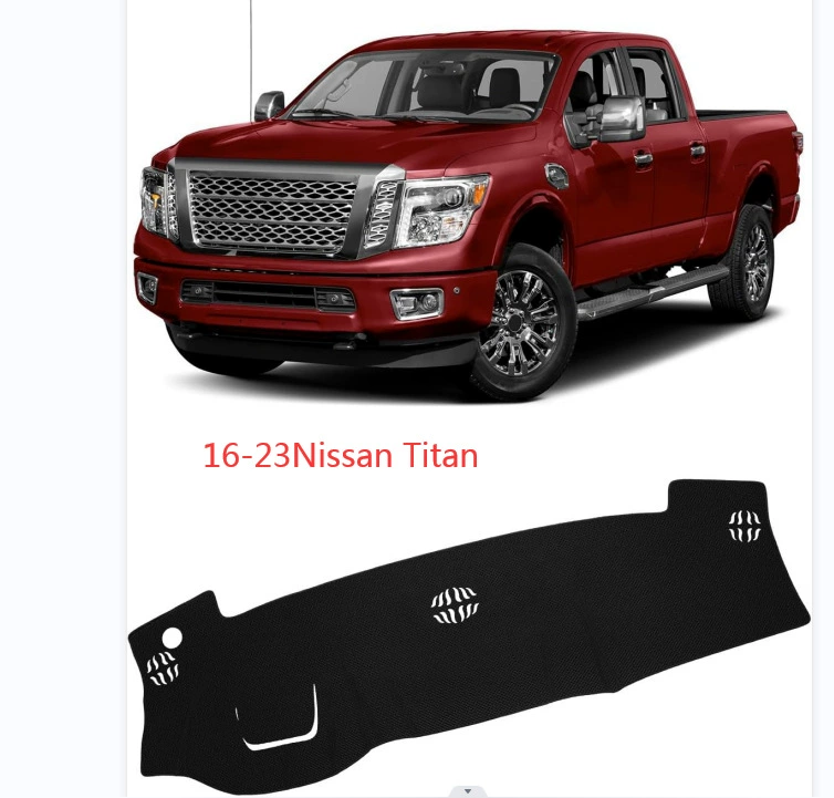 Cross-Border 16-23ni1ssan TITAN Крышка центральной панели управления коврик на приборную панель автомобиля Светонепроницаемый коврик