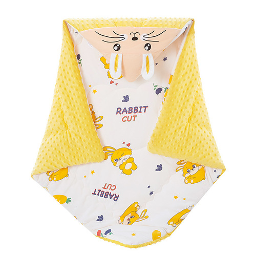 Baby blanket newborn baby delivery room pure cotton spring and autumn thin section summer 0 to March thickened beanie velvet