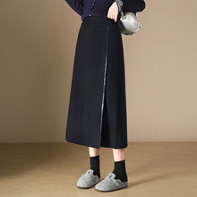 �r��ë������ȹŮ�ﶬ2025�¿��@�ݸ���a�ְ���ȹ���L��ֱͲȹ��