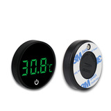 Аквариум, маленький высокоточный электронный термометр, измерение температуры