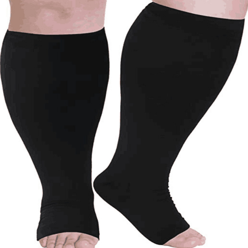 Plus Size Mid-Tube Vein Secondary Elastic Stockings Varicose Segmented Pressure 20-30Mmhg Vein Compression Stockings Size