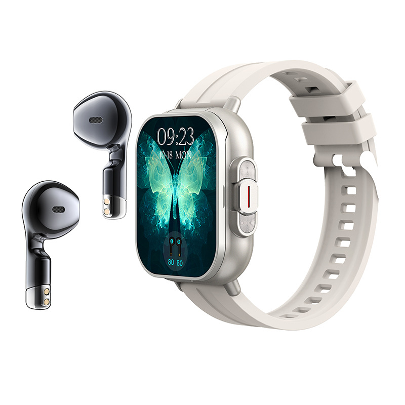Smartwatch D8 Bluetooth com função de chamada, rastreador de condicionamento físico, monitor de frequência cardíaca, NFC, à prova d'água, compatível com Android_voghion.com