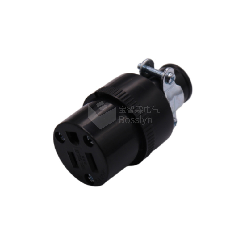 5-15c美式三极电源插座 中国台湾中东组装式美标接线插座
