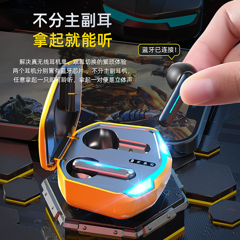 工場無線bluetoothイヤホンy 9新型低遅延twsクロスボーダー私模電ゲームイヤホン華強北|undefined