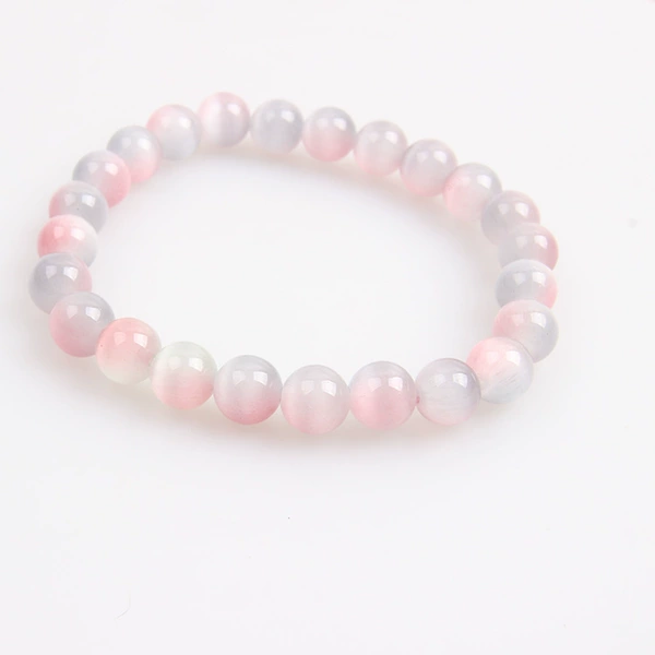 Bracelet natural stone, cat's eye, 8mm