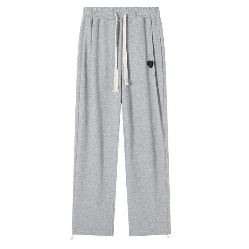 Спортивные брюки, 250 г/м², свободный прямой крой, шнурок