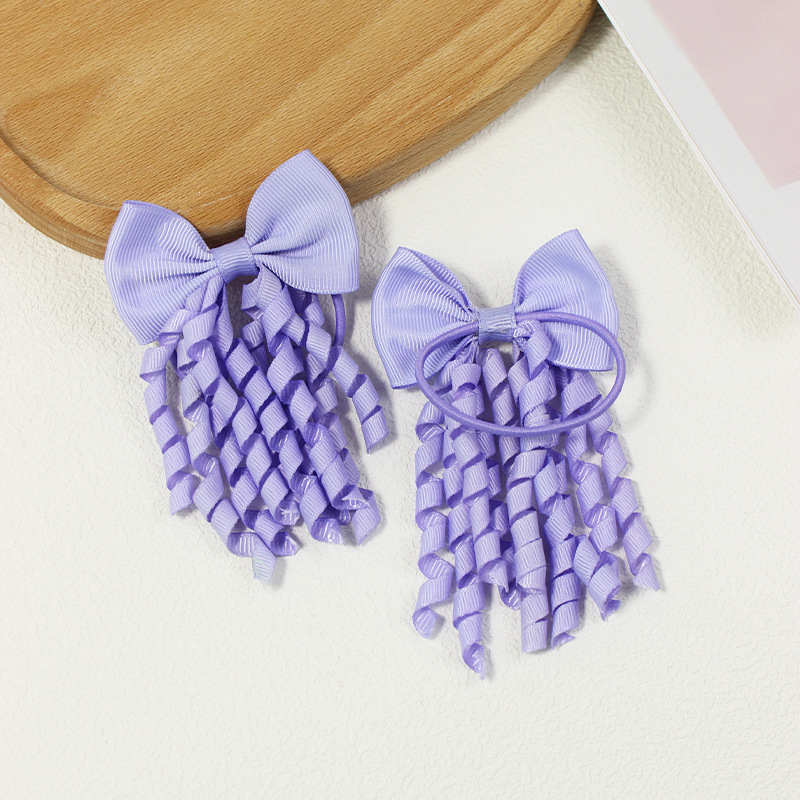 15g Weight Hair Tie Hair Accessories Type 1 Piece Quantity Holiday, Daily, Shopping Occasion Polyester Material Bow Knot Pattern Women's Gender Sweet, Korean Style Style Women's Sweet Korean Style Bow Knot Polyester Hair Tie 2
