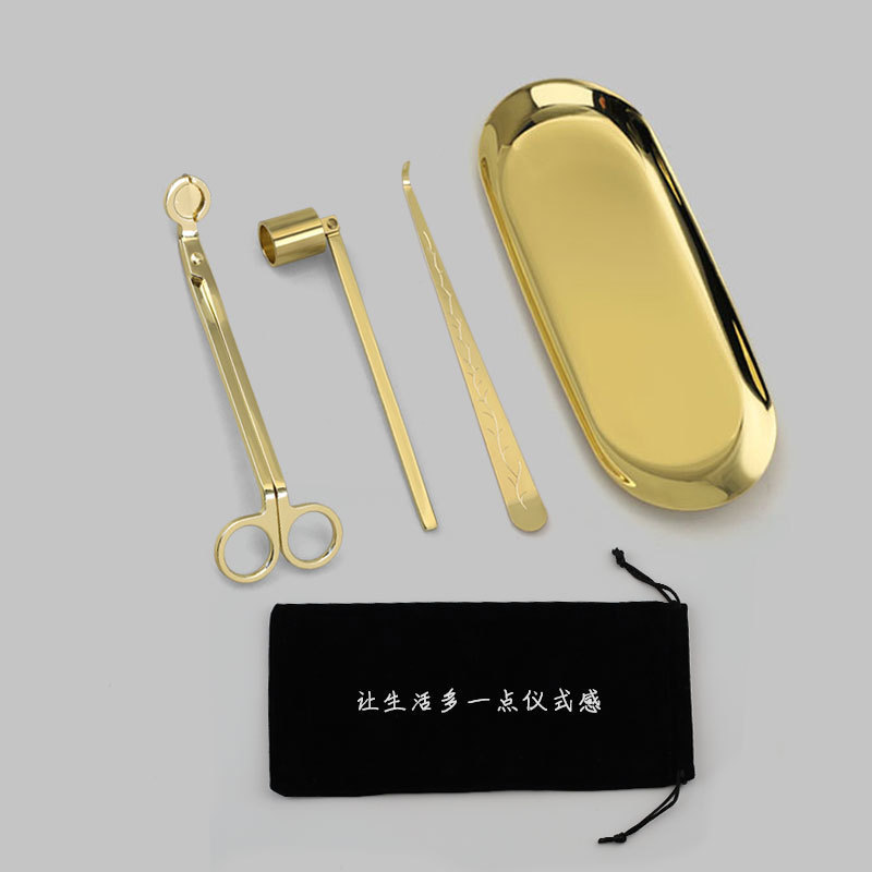 Insクロスボーダー香薫ろうそく道具セット消火キャンドルステンレスろうそく芯カットキャンドルカバーキャンドル卸売り|undefined