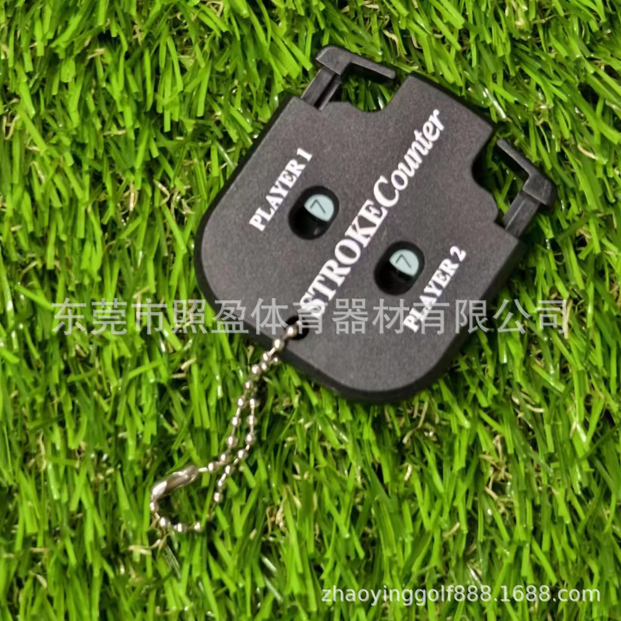 Fabricante de golf de dos ruedas Dispositivo de puntuación manual contador cuadrado Dispositivo de puntuación para el golf