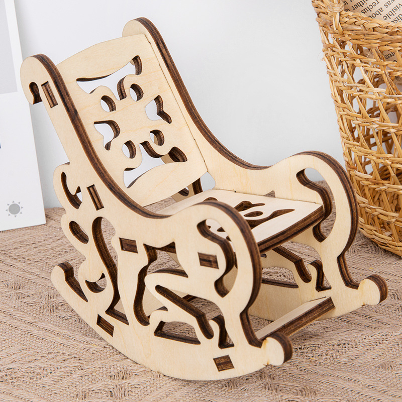 Puzzle tridimensional de madera 3D para niños Juguetes inteligentes Juguetes de ensamblaje Modelo de construcción Cottage Regalos hechos a mano del día de los niños