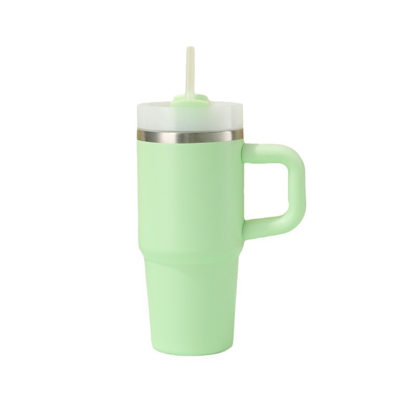 Individuell gestaltbarer 414-ml-Mini-Autobecher mit Griff, Autohalterung mit Strohhalm und Eiswürfelbehälter in Top-Qualität, isolierter Wasserbecher aus Edelstahl 304_voghion.com