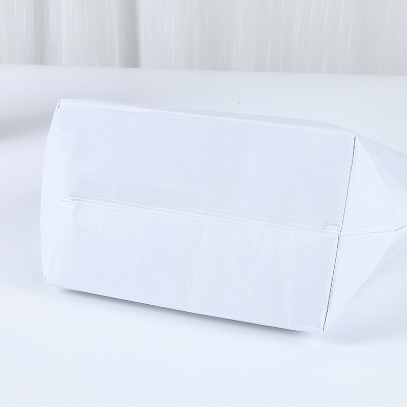 Bolsa de tela laminada Lixin en blanco, bolsa de compras rpet ecológica, publicitaria, de gran capacidad, impermeable, para ropa, personalizable