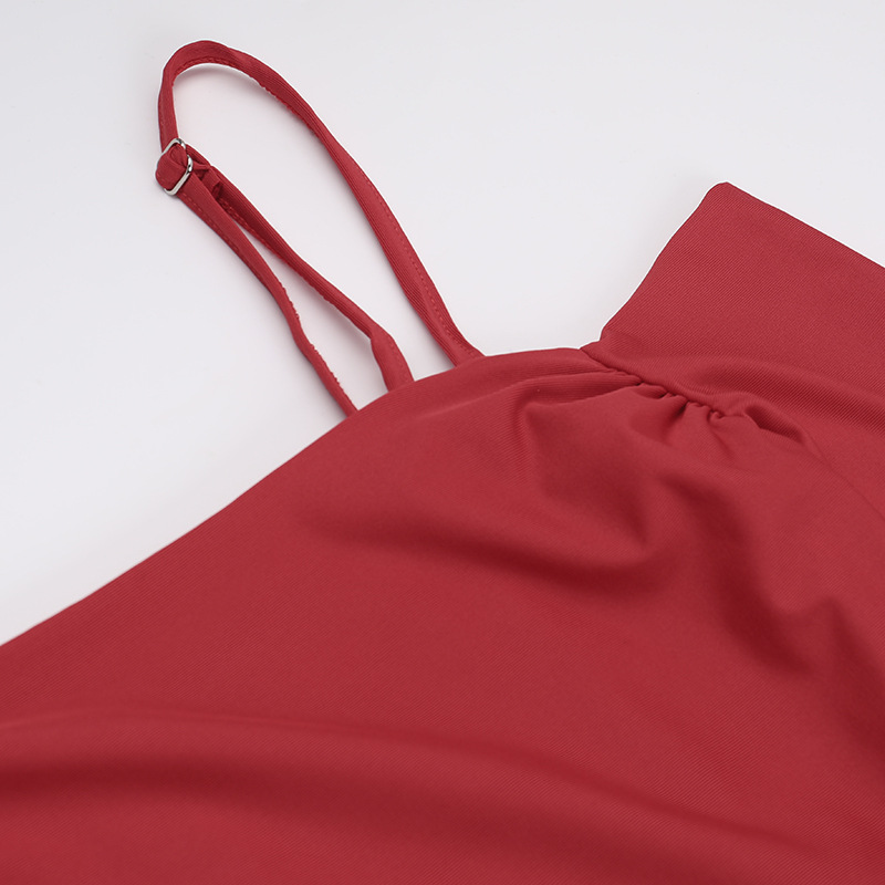 Elegant off the Shoulder Gown Split Dress Women Adult Lady like Woman Sexy Slim Hip Dress