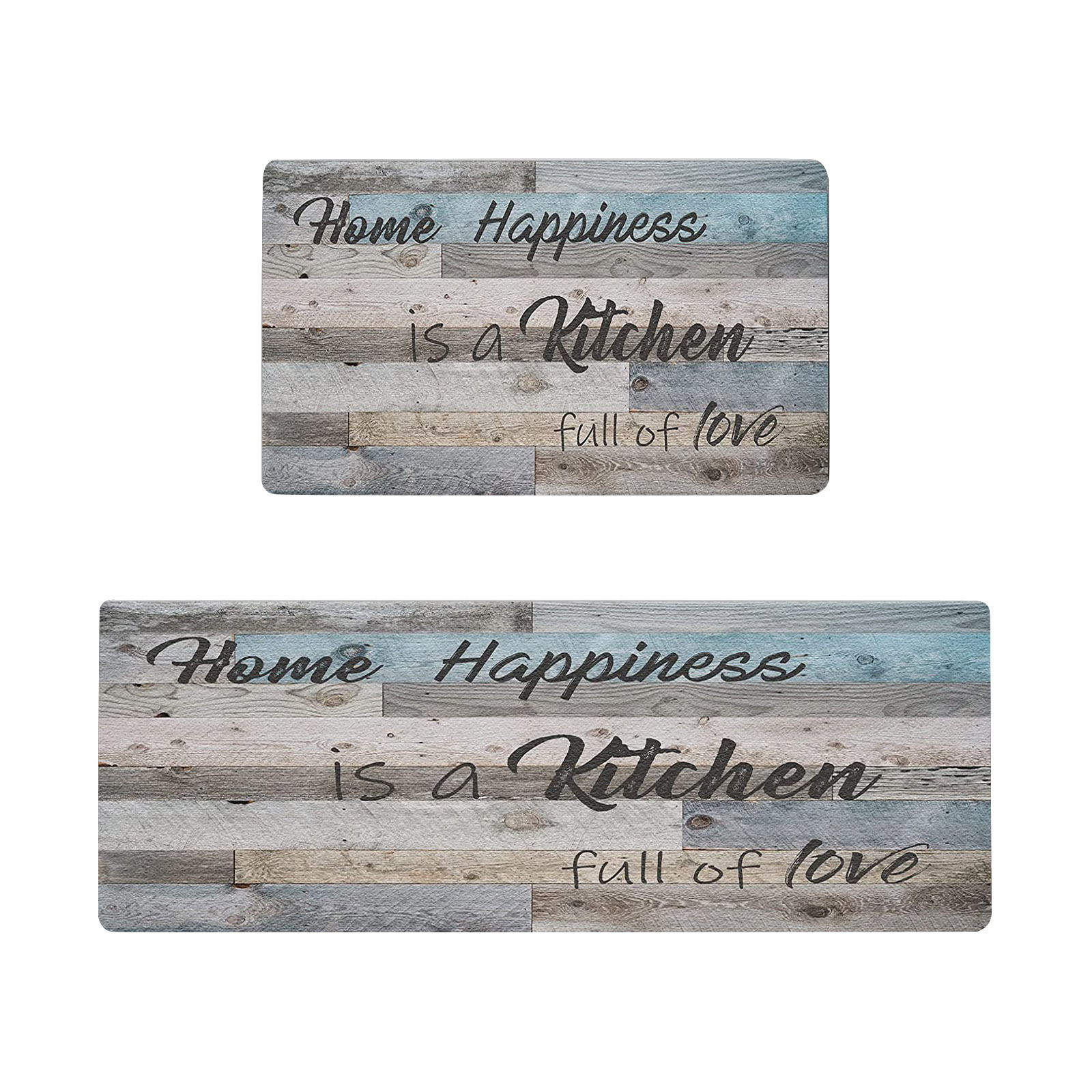 Tapis à thème de Noël, paillasson antidérapant et résistant aux taches, tapis absorbant pour salle de bain, entrée, cuisine_voghion.com