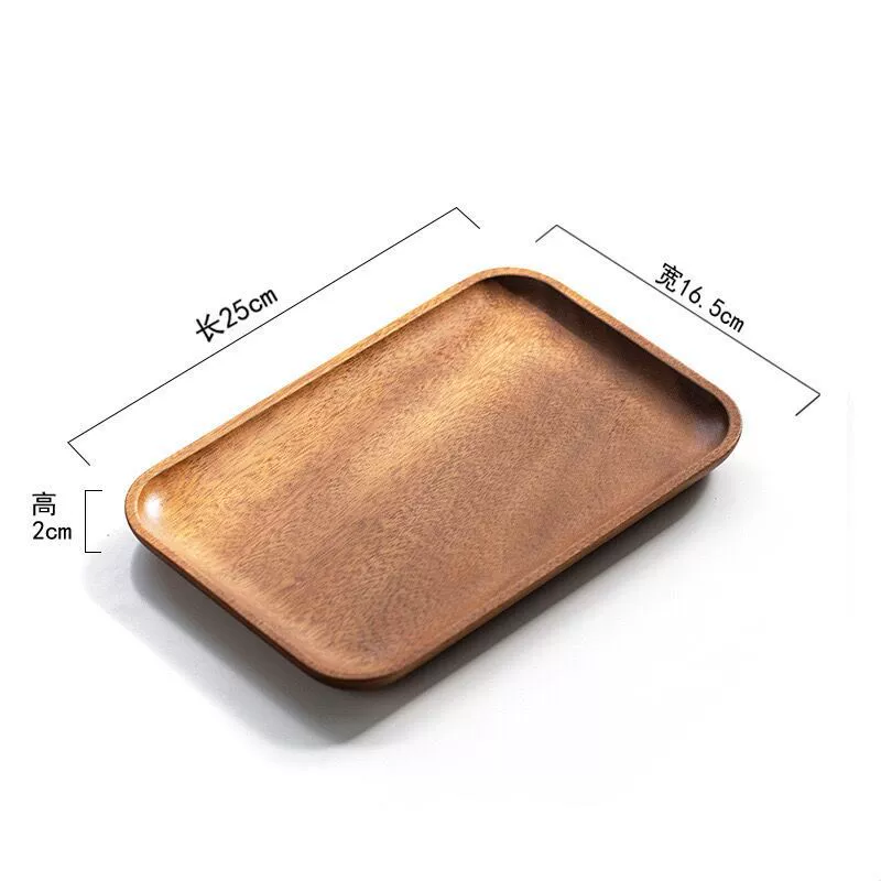 Деревянная доска-ореховый круглый Snack Tray размером 16.5x13.5x2 см, 0.15 кг, современная гостиная хранение блюдо