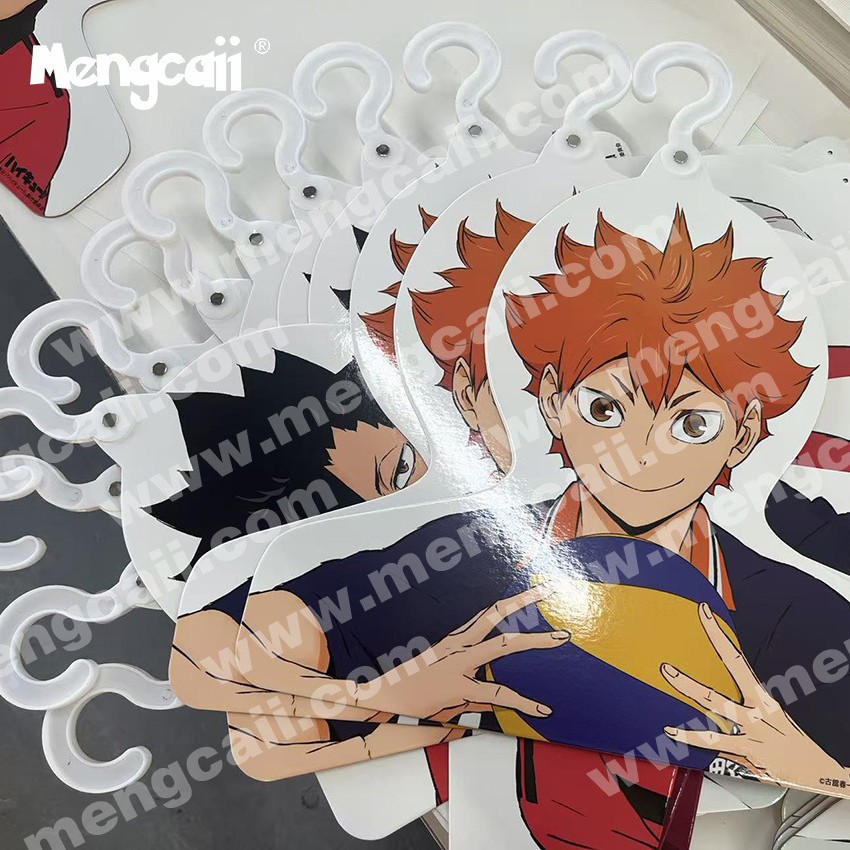 Custom paper hangers 日本明星FSC纸质衣架 卡通人脸头像纸板衣