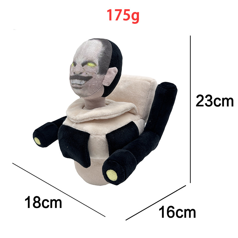 Cross-border Skibidi aseo persona Speakerman jefes Persona de audio relleno muñeca lote. Cabello