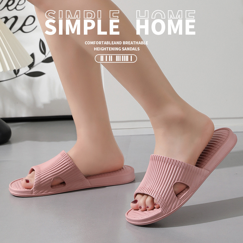 Home slippers summer new bedroom EVA couple slippers simple bathroom flat slippers for women Home slippers summer new bedroom EVA couple slippers simple bathroom flat slippers for women