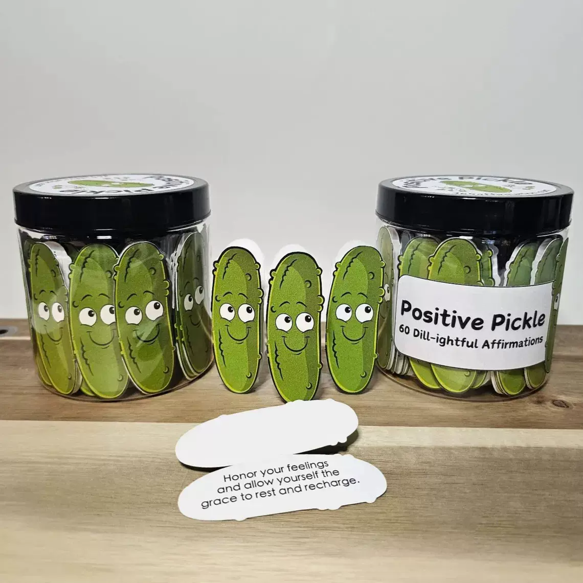 跨境Positive Pickle Emotional Cards 积极的泡菜情感支持肯定卡