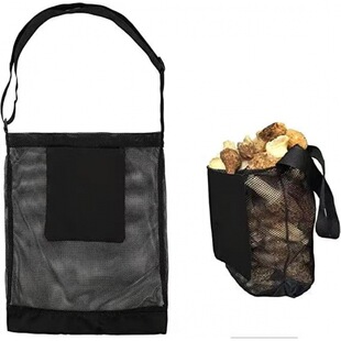 Outdoor Orchard Picking Mushroom Bag Fruit Picking Bag Foldableable Large Capacity Mesh Bag Outdoor Shoulder Bag Storage Bag
