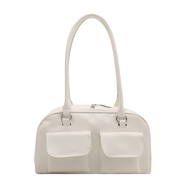 Niche Zhong 2025 estilo coreano en verano nuevo bolso de moda bolso de doble bolsillo de gran capacidad bolso de hombro de viaje