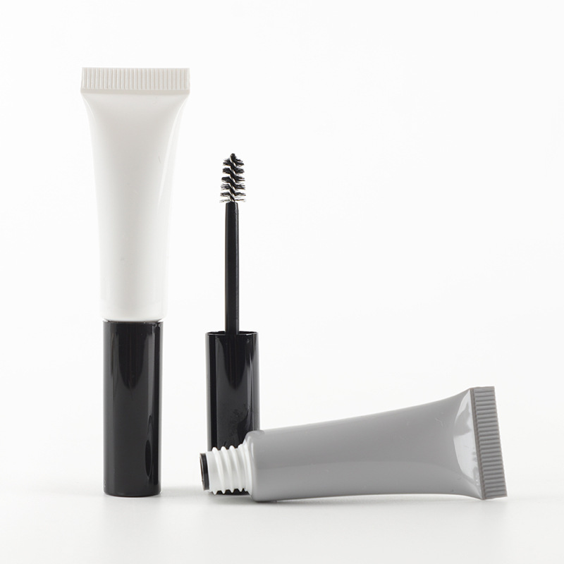Mascara Tube, Empty Bottle with Screw Cap, Squeezable Eyebrow Dye Tube, Packaging Material, Eyelash Growth Serum Sample Tube