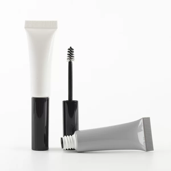 Mascara Tube, Empty Bottle with Screw Cap, Squeezable Eyebrow Dye Tube, Packaging Material, Eyelash Growth Serum Sample Tube