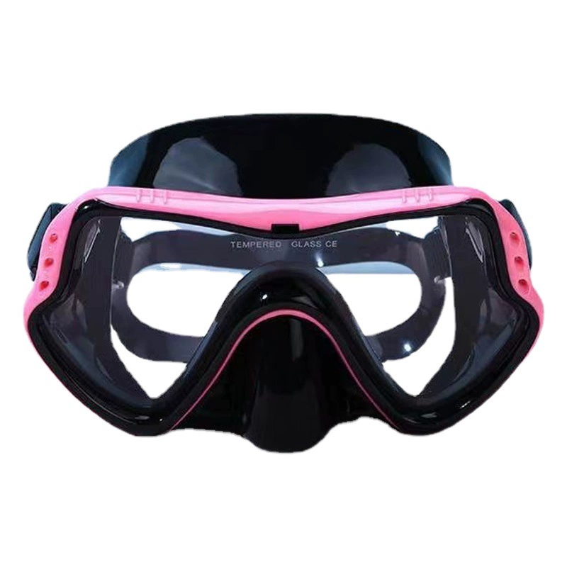 Дайвинг Зеркало большая рамка силиконовое зеркало дыхательная трубка комплект полный сухой маска для сноркелинга для взрослых детей очки для дайвинга