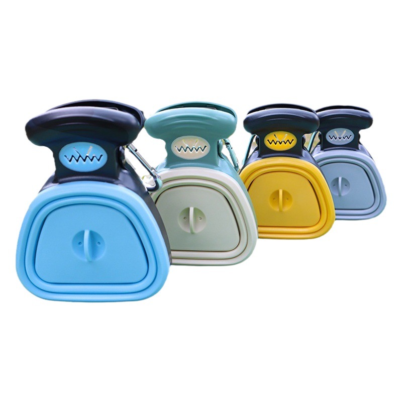 Mascota inodoro caminando perro mierda picking dispositivo plegable portátil bolsa de basura mierda pala artefacto fábrica al por mayor