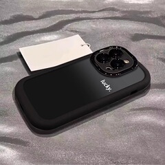 Apple 16promax 携帯電話ケースに適した新しい塗装 iphone14pro シンプルなグラデーション 15 パフ 13/12