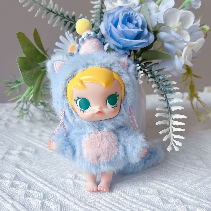茉莉现货Baby Molly口袋朋友系列搪胶毛绒挂件盲盒礼物潮玩摆件|undefined