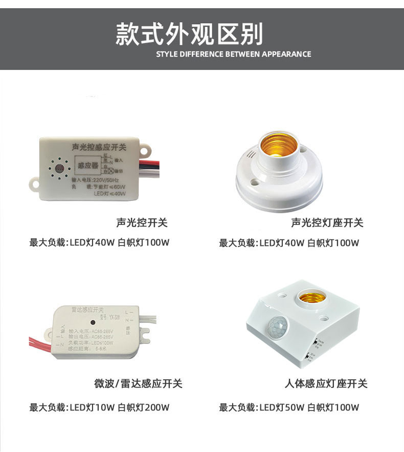 声光控人体雷达感应开关详情页_03