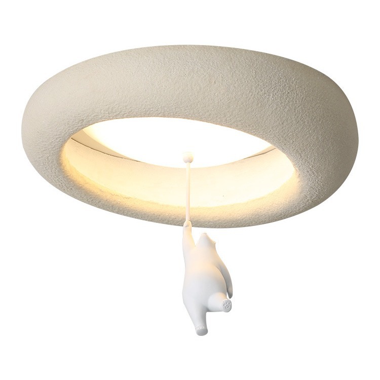 lámpara de dormitorio lámpara de techo crema viento moderno minimalista led niños y niñas lámpara de habitación de dormitorio principal lámpara de habitación 522L