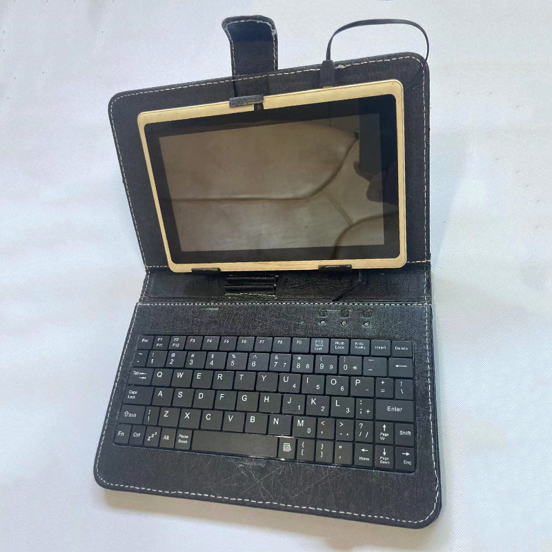 Tablet Wired Keyboard Stand Leather Case Protective Cover 7 Inches 8 Inches 9 Inches 9.7inch 10inch Padipad