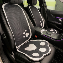 Car Seat Cushion Summer Four Seasons Universal Car Cartoon Cute Cat Claw Single Seat Ventilated Ice Silk Seat Cushion for Women