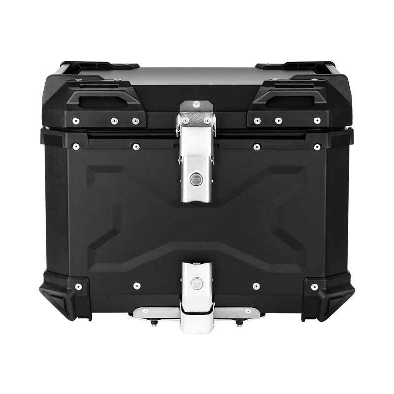 Baja trasera de aleación de aluminio, baja trasera de motocicleta, baja trasera de batería eléctrica de gran capacidad, caja de herramientas de almacenamiento universal