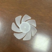 源头供应无刷扇叶60mm七叶反转磨砂半透明塑胶风扇叶 无刷电机