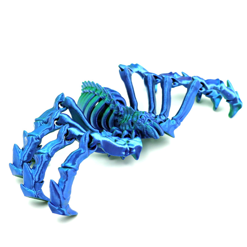3D プリントされたクロスボーダー人気のクモのおもちゃ Amazon 関節可動弾性クモシミュレーション動物オールインワンモデル|undefined