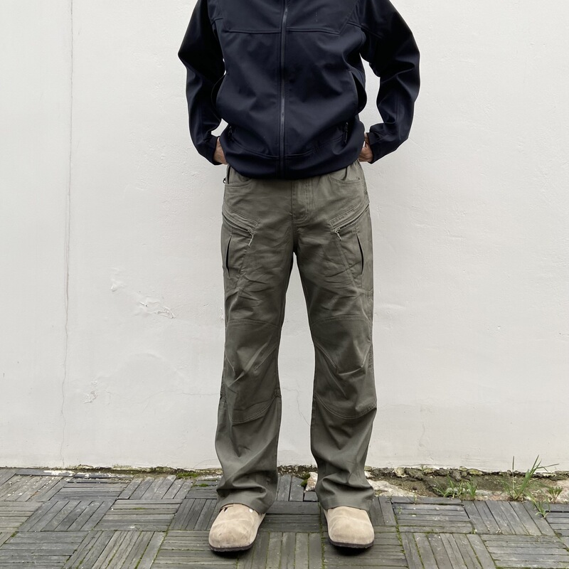 American Spring and Autumn Multi-Pocket Outdoor Straight Cargo Cargo Pants Three-Dimensional Cutting Tactical Pants Cargo Style Pants